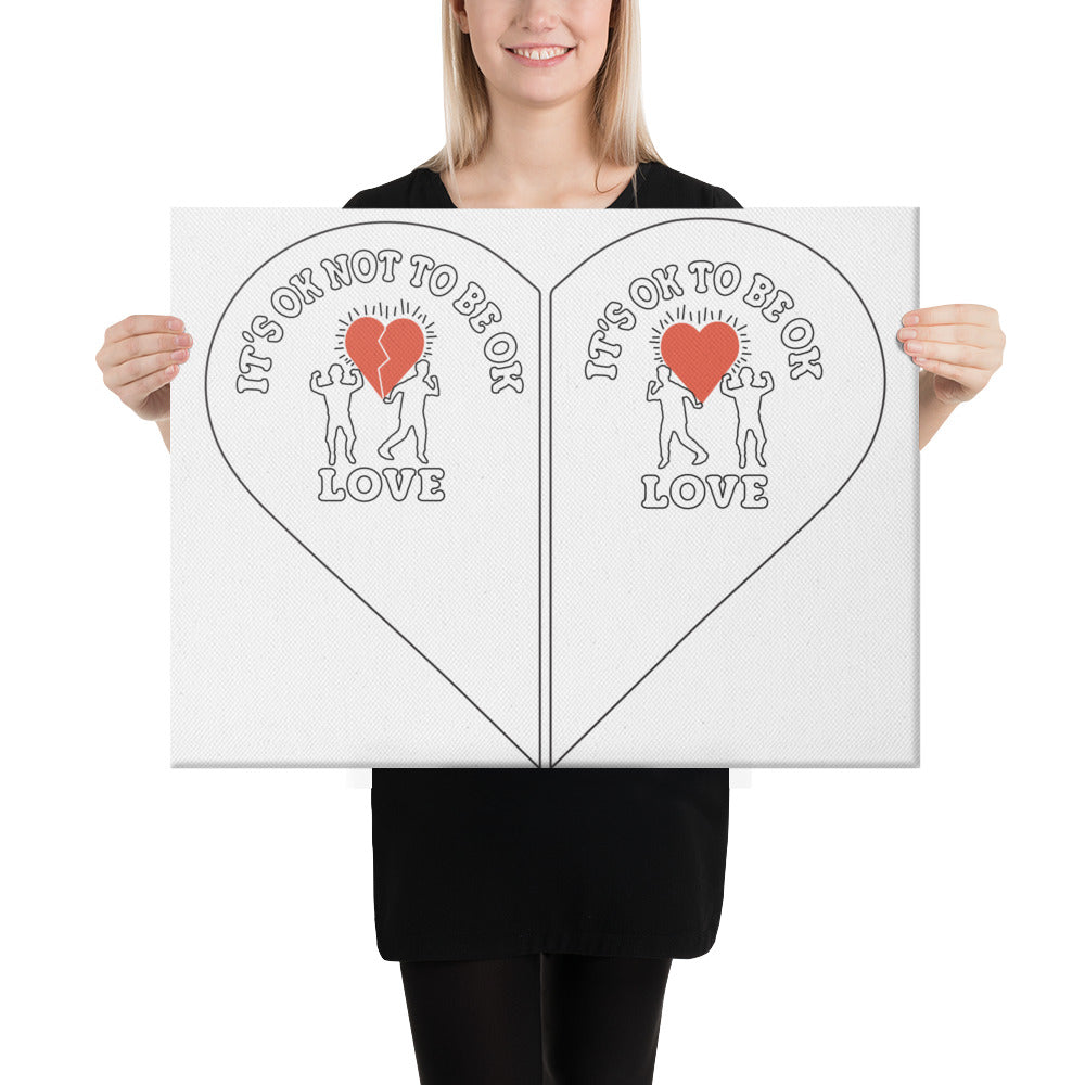 It's Ok by Briah Dahl | Wrapped Canvas