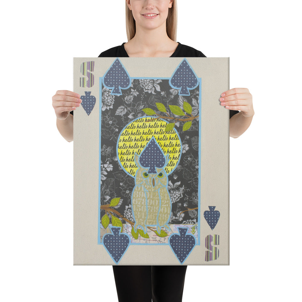 Five of Spades by Suzanne Villella | Wrapped Canvas