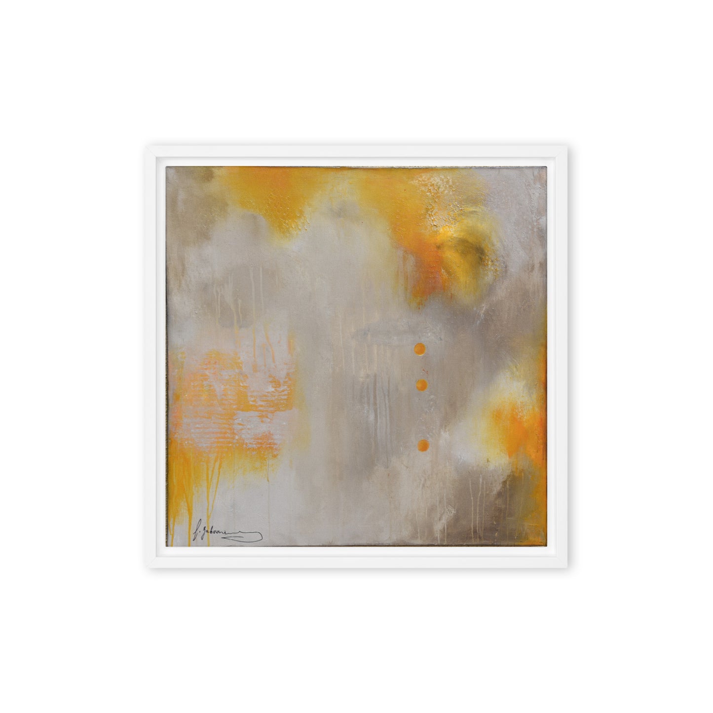 Looking for Sunshine by Christine Zabramny | Framed canvas