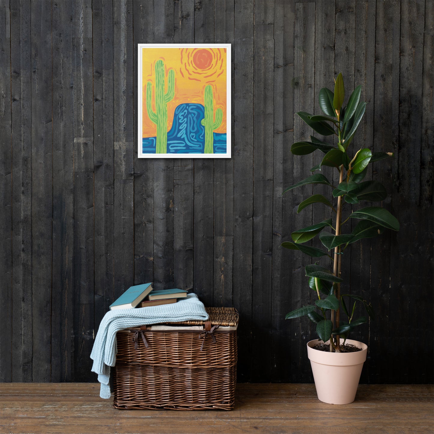 Sedona by Darby Hunter | Framed canvas