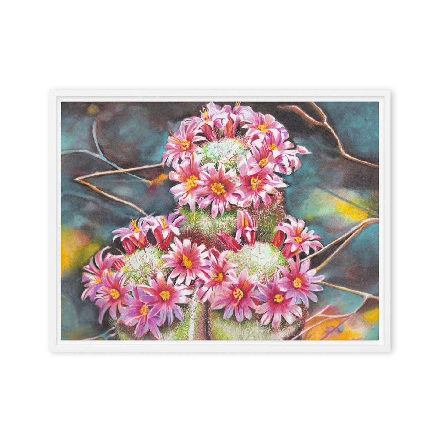 Pin Cushion by Amber Pierson | Framed canvas