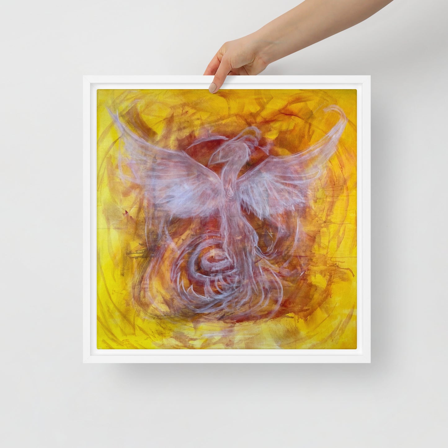 Fire by Tyler Bentley | Framed canvas