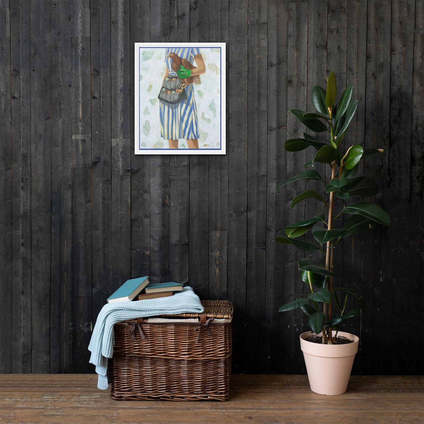 Ruling the Roost by Kathleen Arthur | Framed canvas
