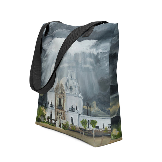 Heaven Opens Over San Xavier by Steven Bye | Tote bag