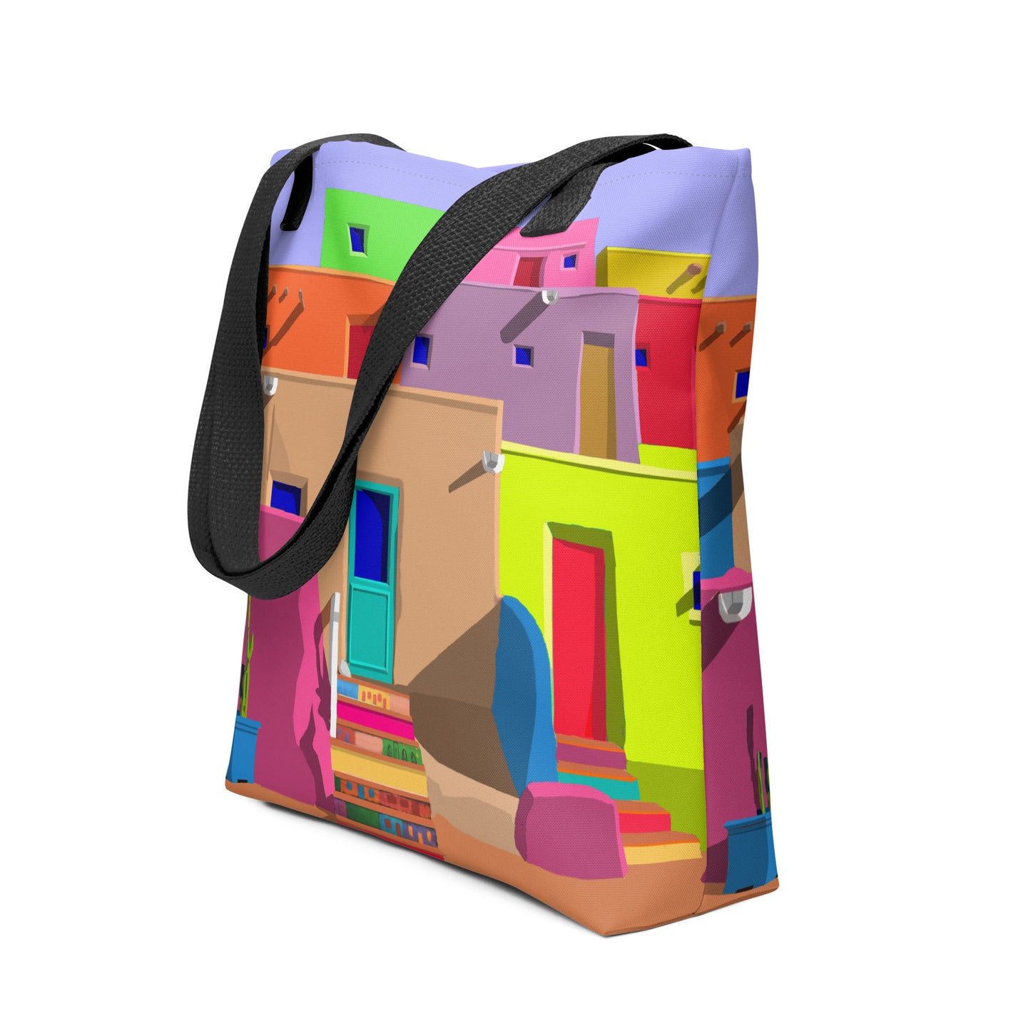 Pueblos Houses by Mike Berren | Tote bag