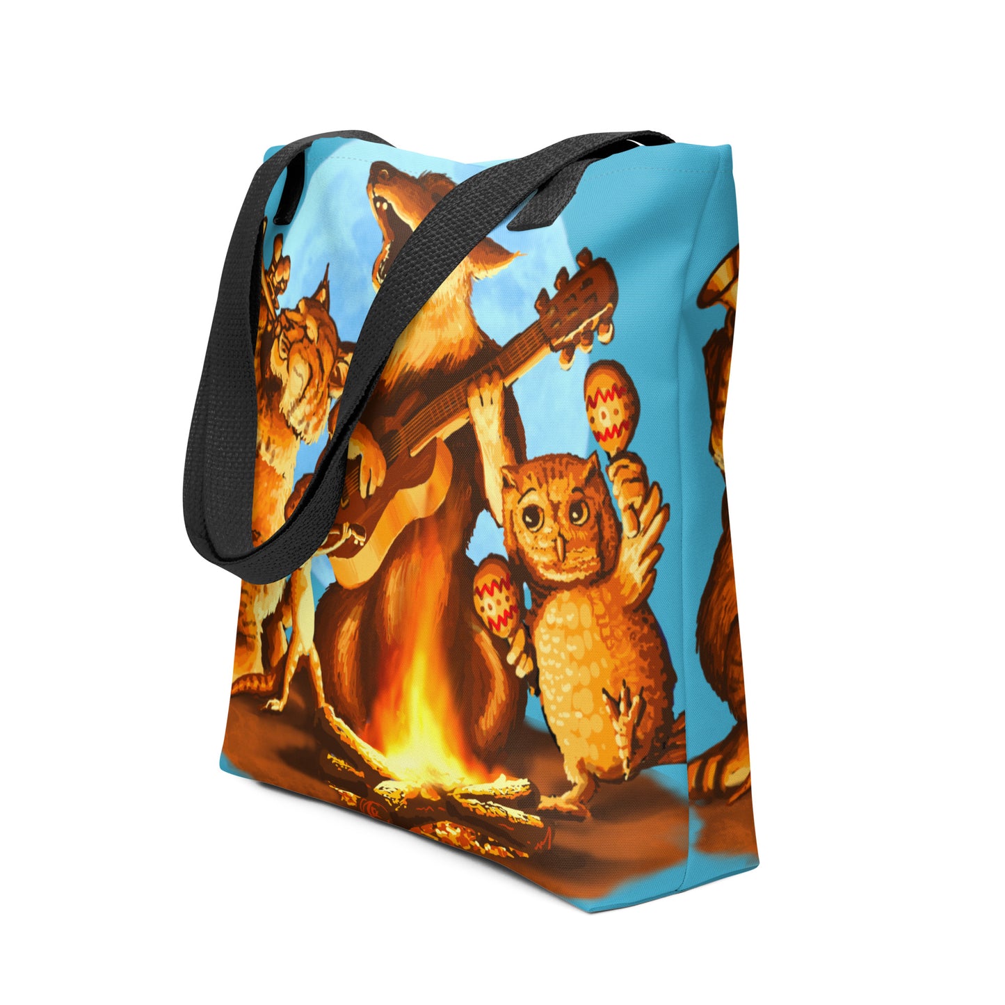 Campfire Mural by Joe Pagac | Tote bag