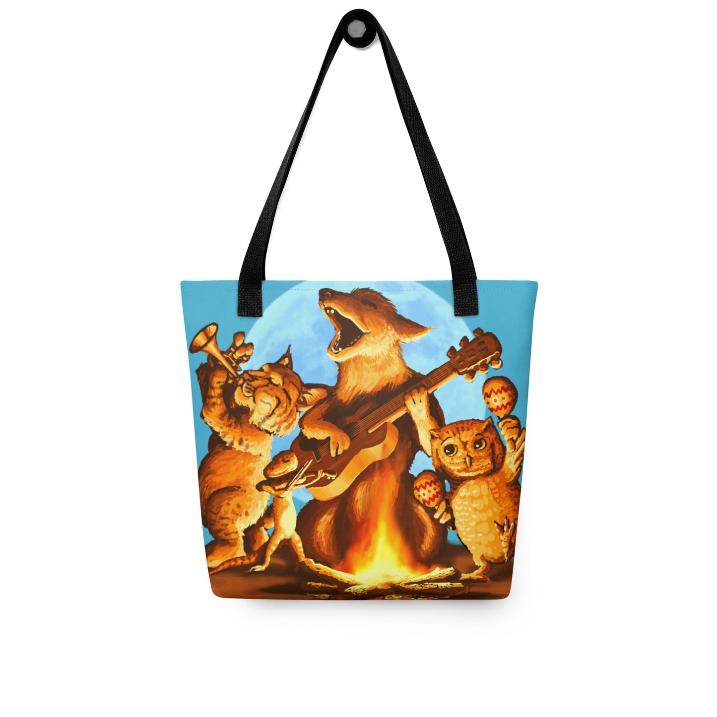 Campfire Mural by Joe Pagac | Tote bag