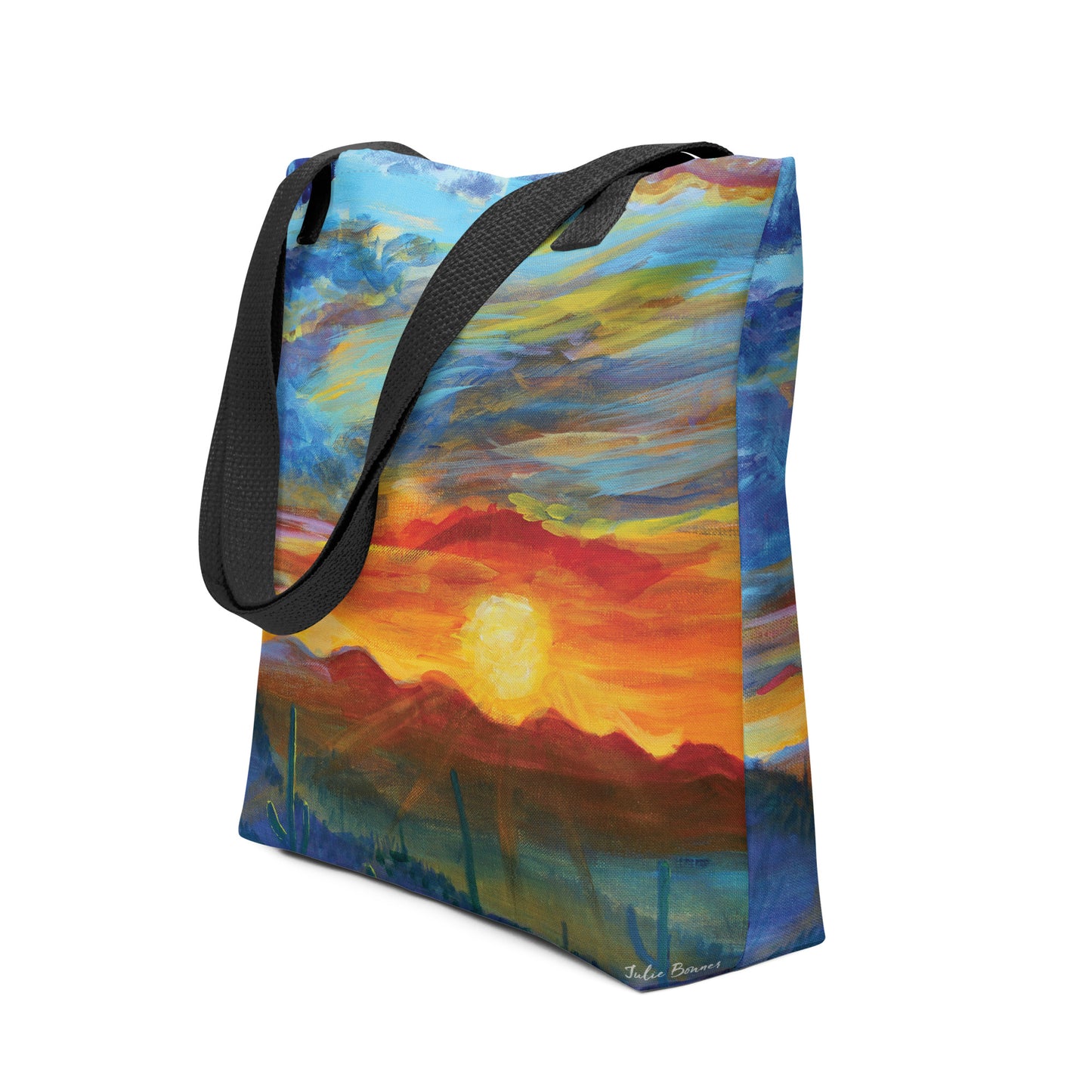 Tucson Evening by Julie Bonner | Tote bag