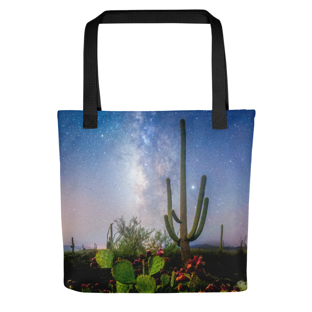 Milkyway Prickly Pear by Sean Parker Photography | Tote bag