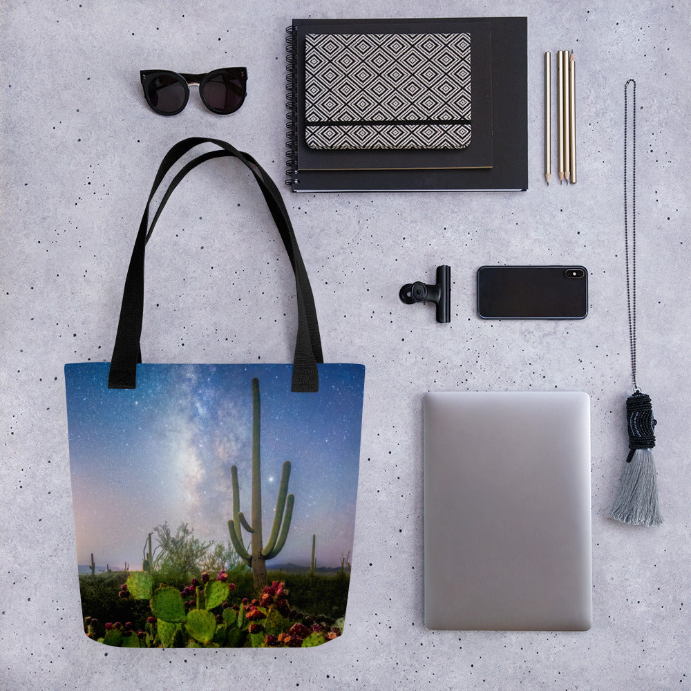 Milkyway Prickly Pear by Sean Parker Photography | Tote bag