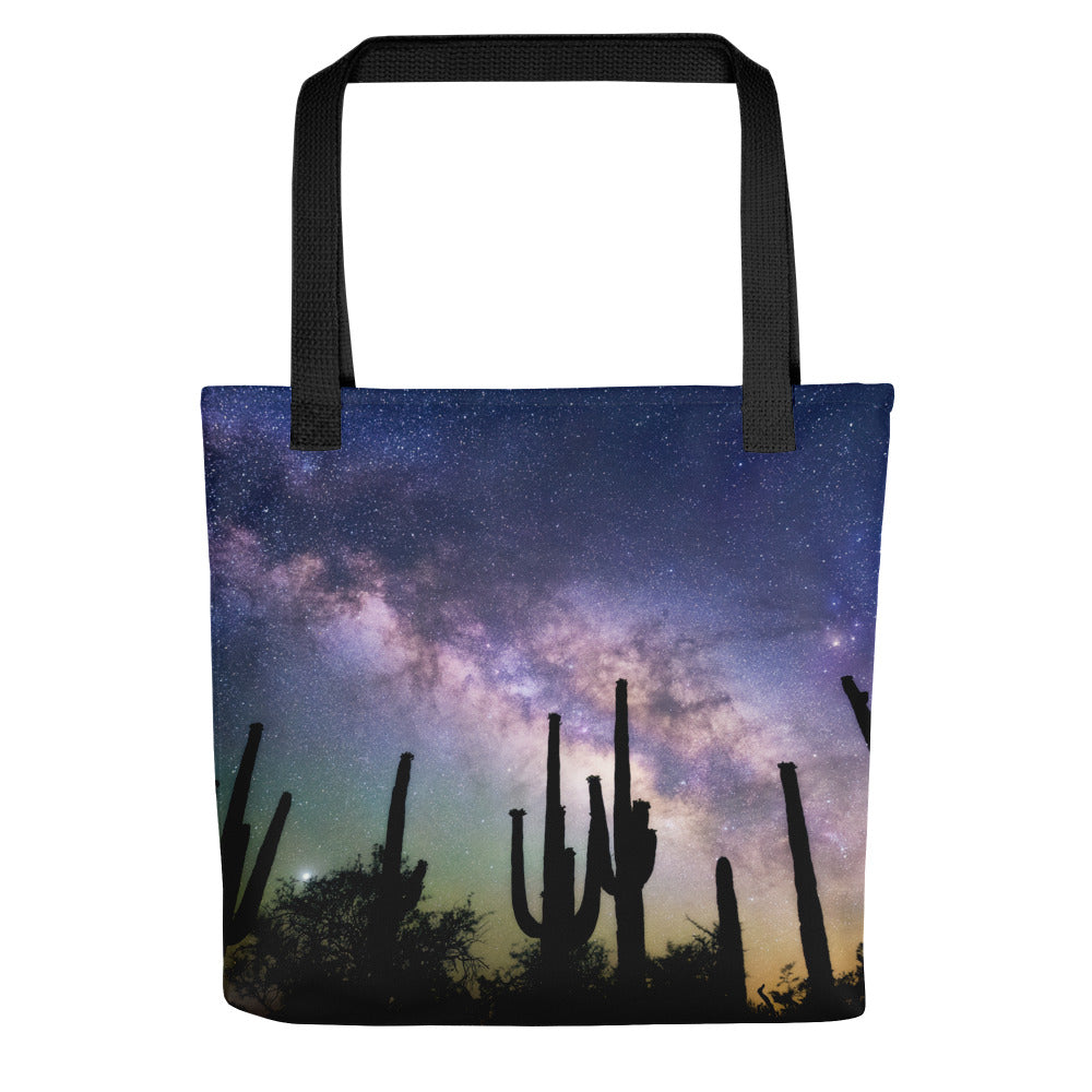 Saguaro Starlight by Sean Parker Photography | Tote bag