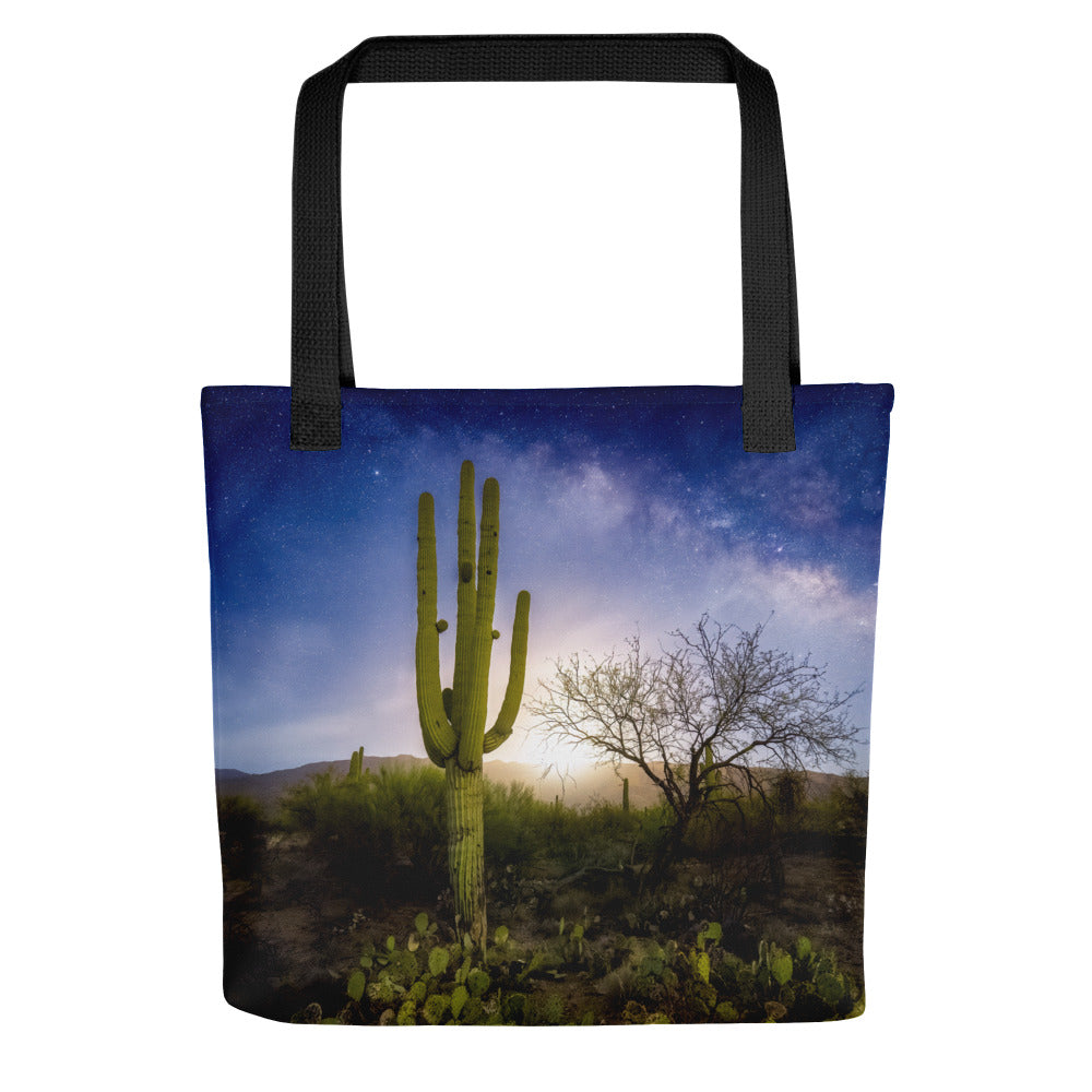 Milkyway Moonrise by Sean Parker Photography | Tote bag