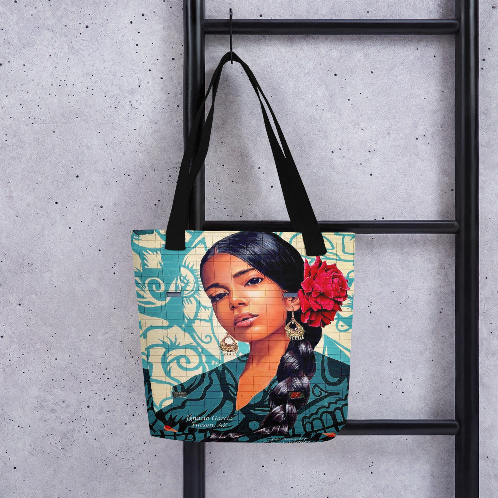 Empowered Woman Mural by Ignacio Garcia | Tote bag