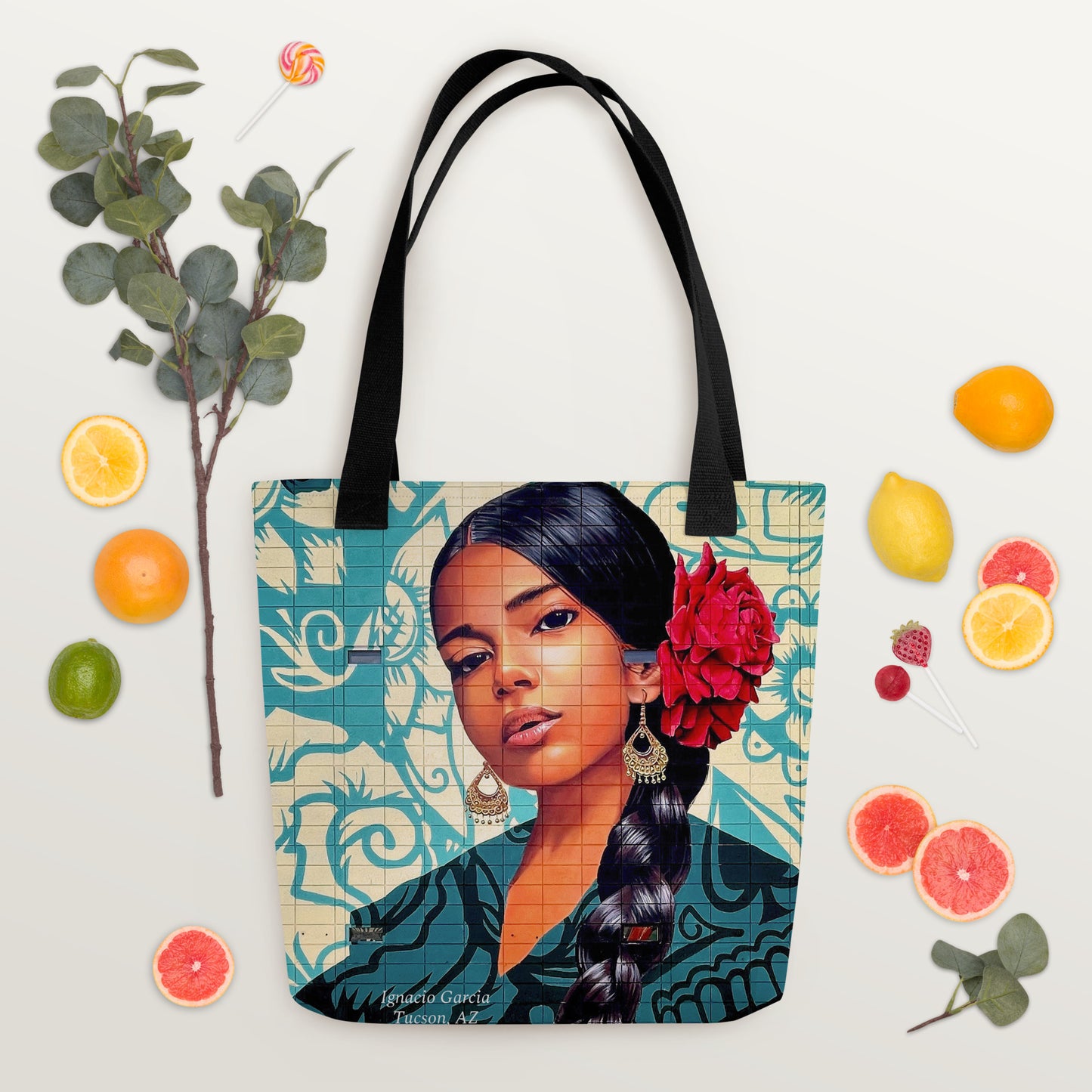 Empowered Woman Mural by Ignacio Garcia | Tote bag