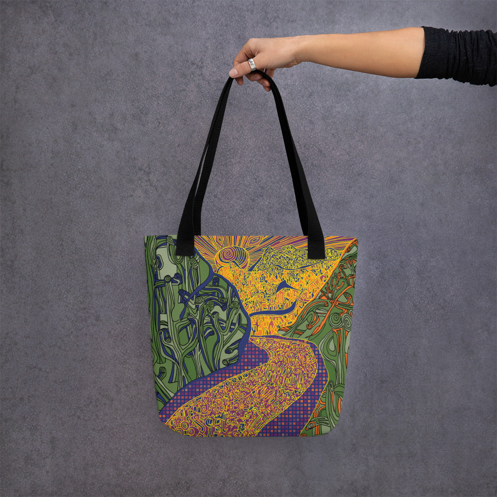 Gates Pass by Lauri Kaye | Tote bag