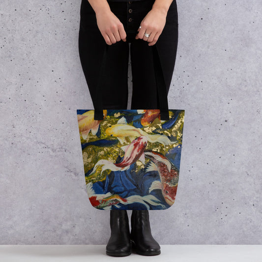 The Dancing Koi by Andrea Rodriguez | Tote bag