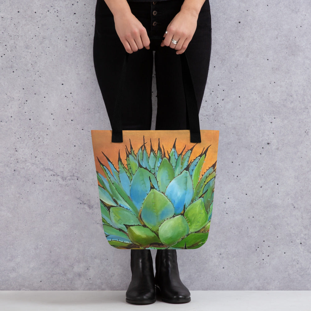 Blue Agave by Andrea Rodriguez | Tote bag