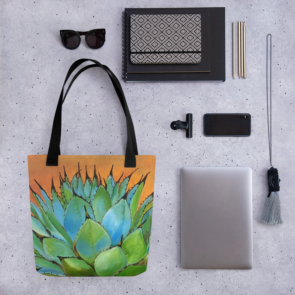 Blue Agave by Andrea Rodriguez | Tote bag