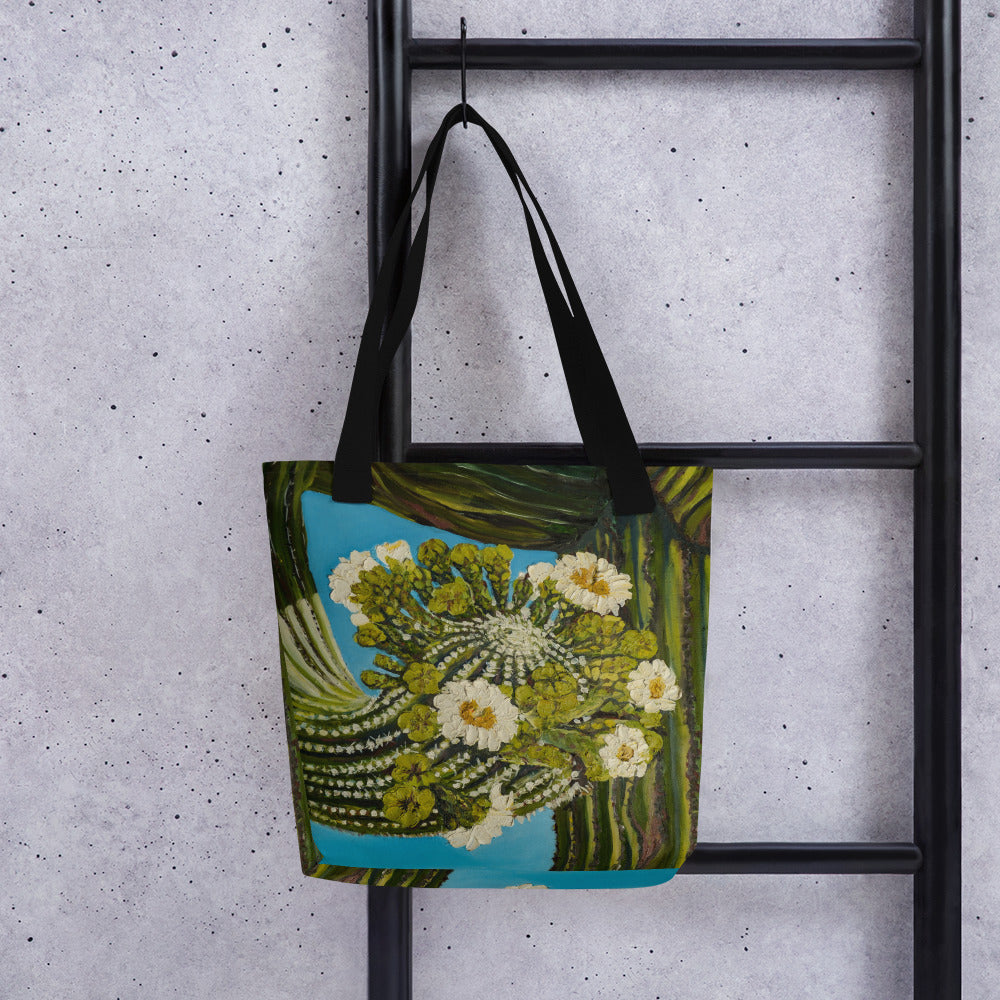 Twisted Saguaro by Andrea Rodriguez | Tote bag