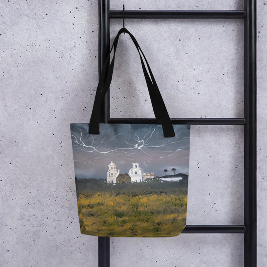 Lightning Strikes by Steven Bye | Tote bag