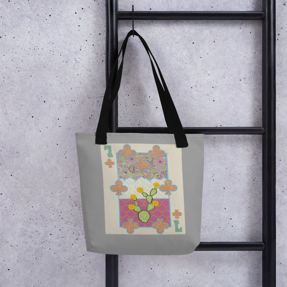 Seven of Clubs by Suzanne Villella | Tote bag