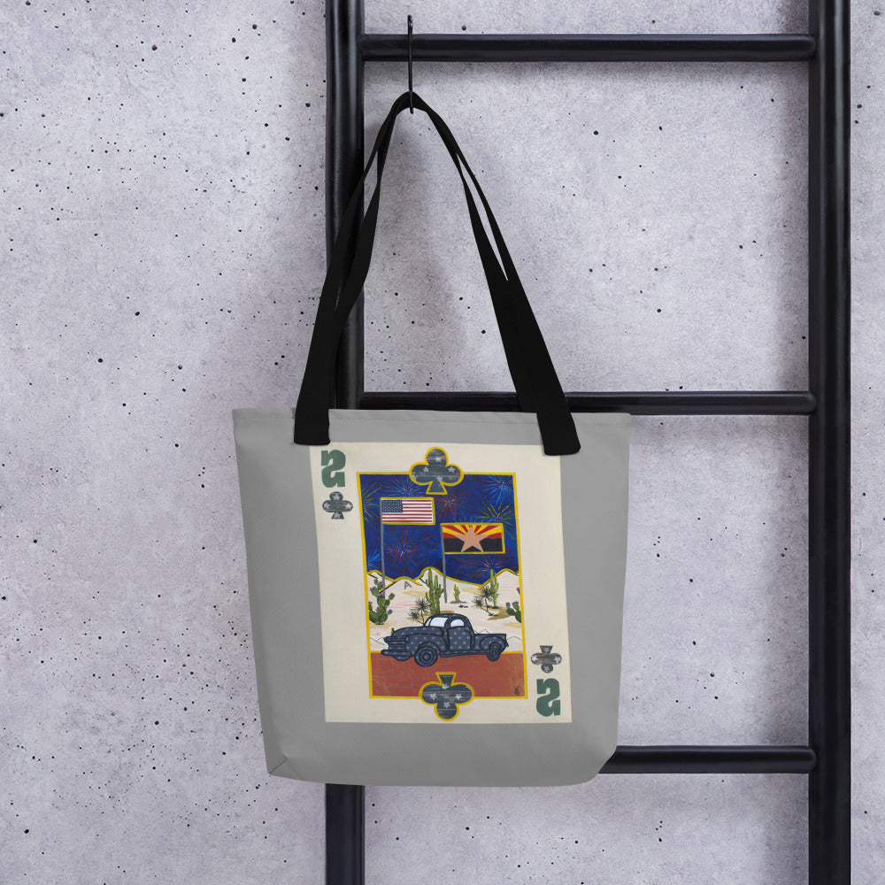 Two of Clubs by Suzanne Villella | Tote bag