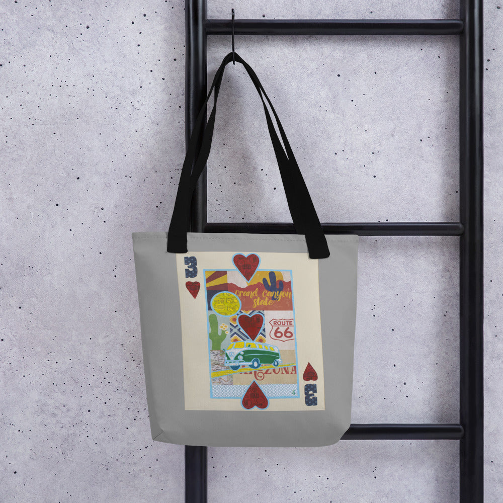 Three of Hearts by Suzanne Villella | Tote bag