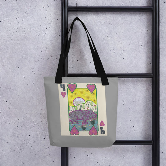 Four of Hearts by Suzanne Villella | Tote bag