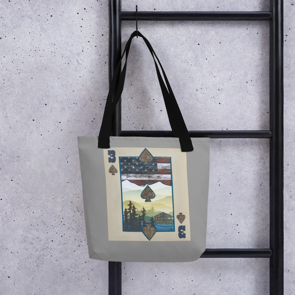 Three of Spades by Suzanne Villella | Tote bag