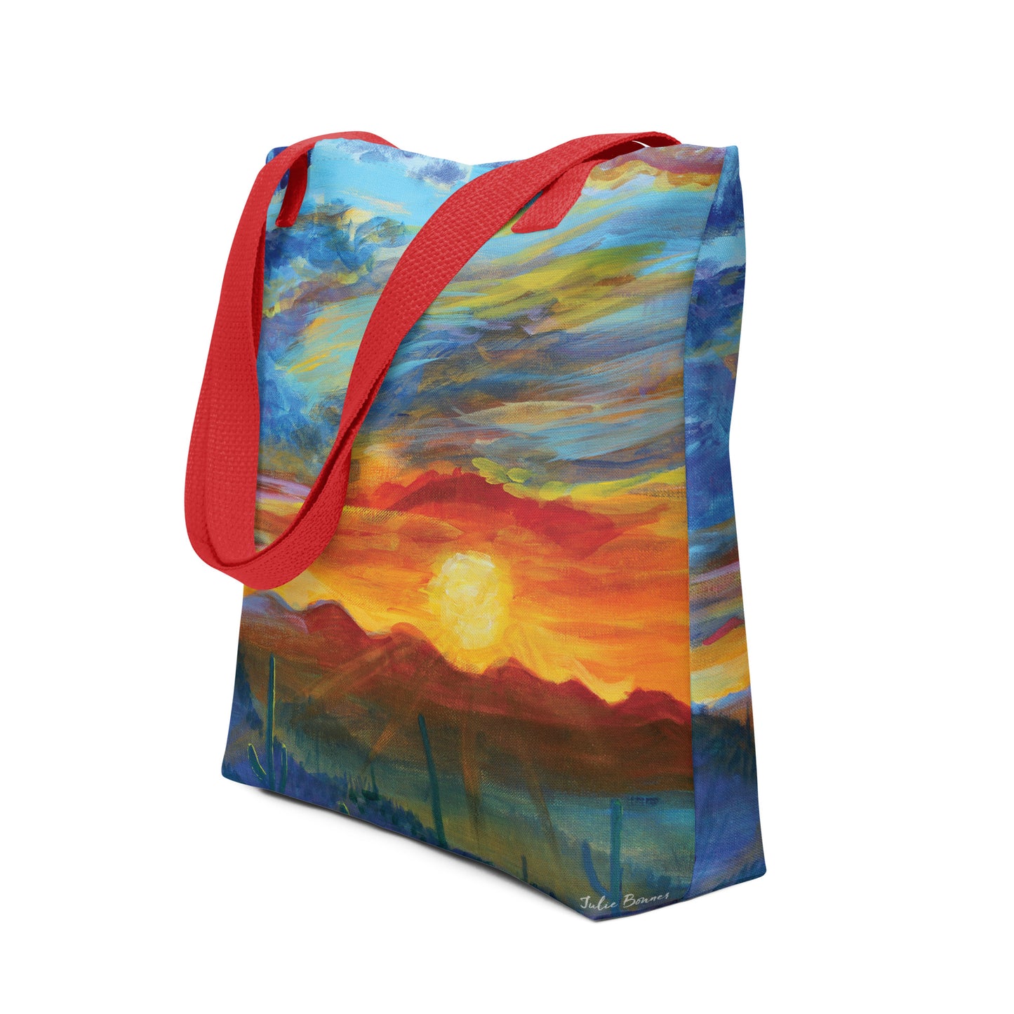 Tucson Evening by Julie Bonner | Tote bag