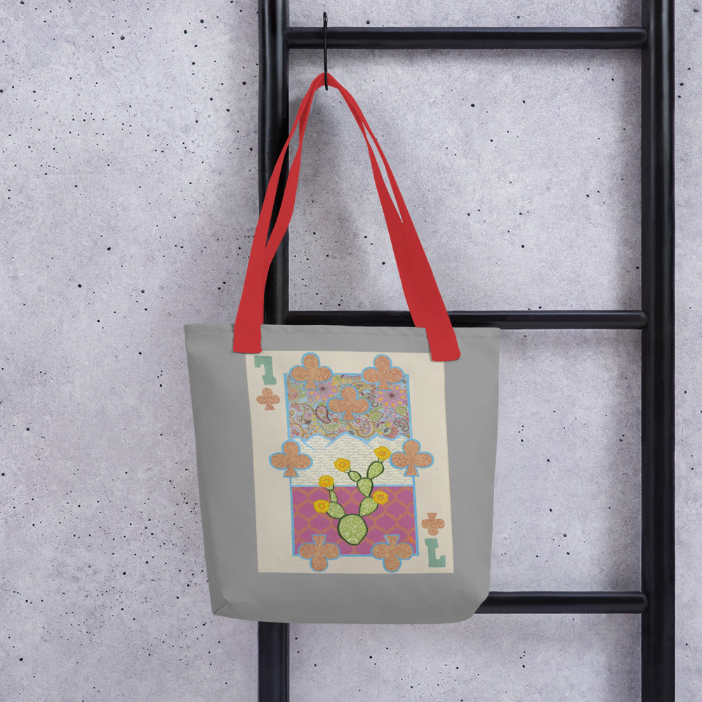 Seven of Clubs by Suzanne Villella | Tote bag