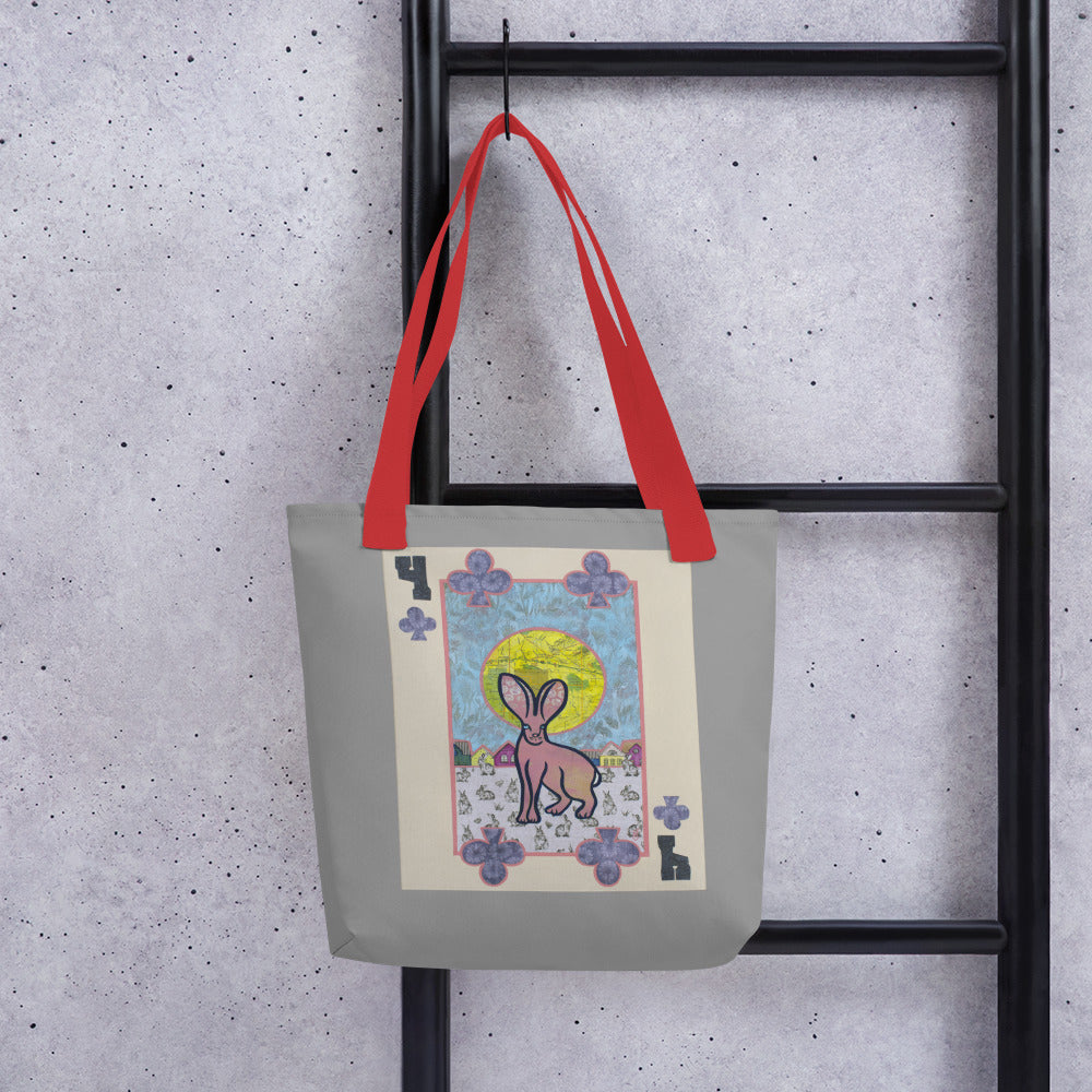 Four of Clubs by Suzanne Villella | Tote bag