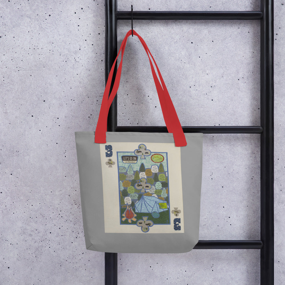 Three of Clubs by Suzanne Villella | Tote bag