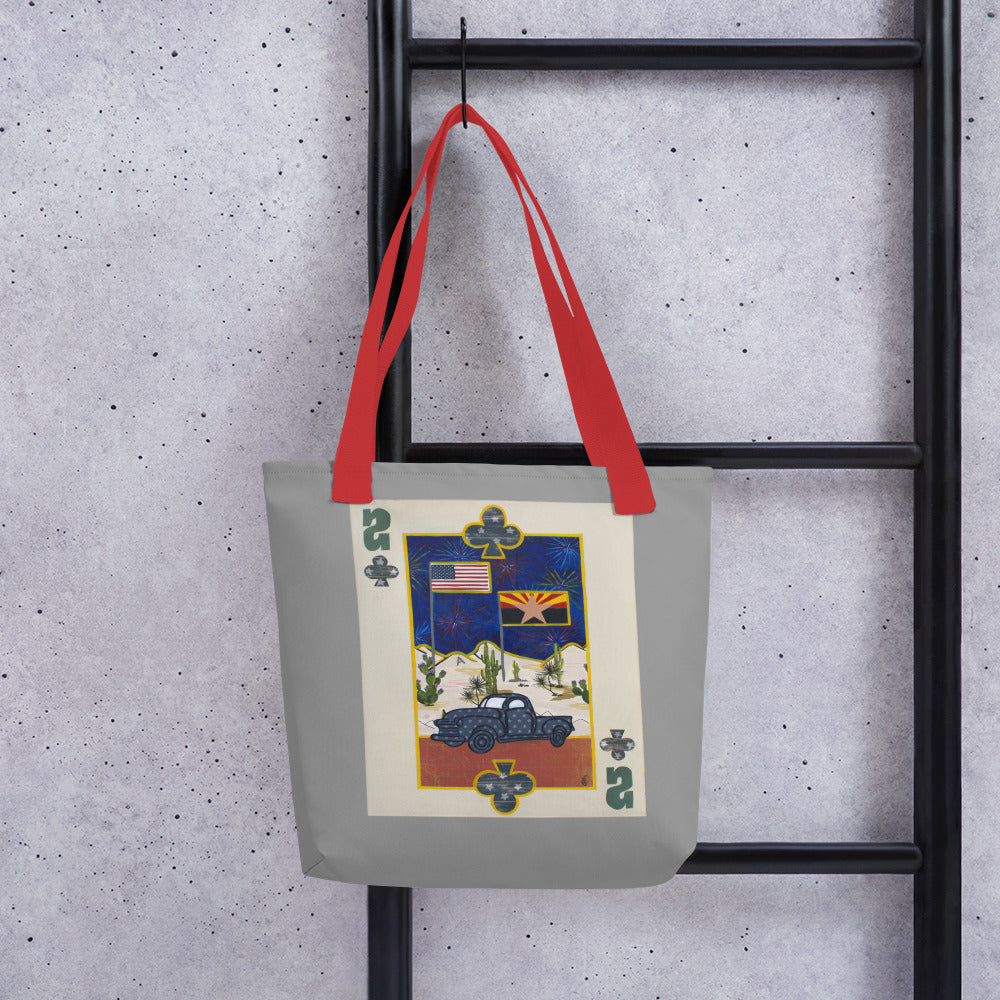 Two of Clubs by Suzanne Villella | Tote bag