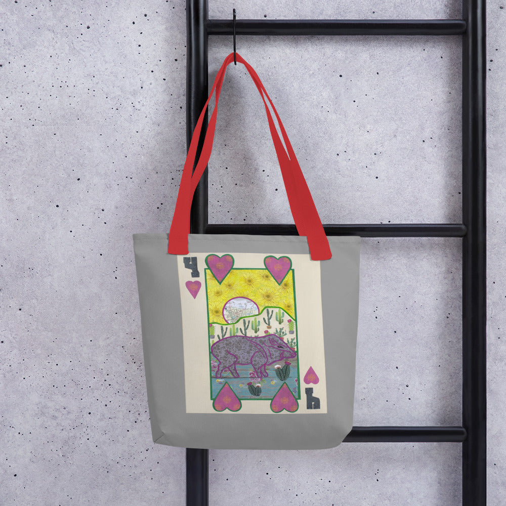 Four of Hearts by Suzanne Villella | Tote bag