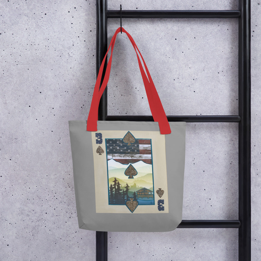 Three of Spades by Suzanne Villella | Tote bag