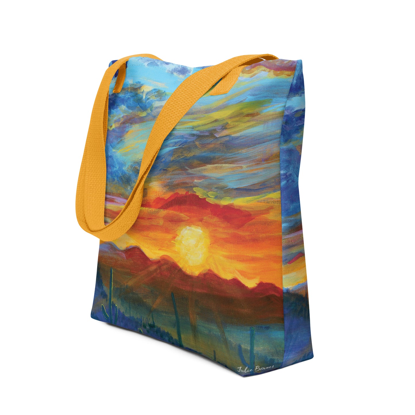 Tucson Evening by Julie Bonner | Tote bag