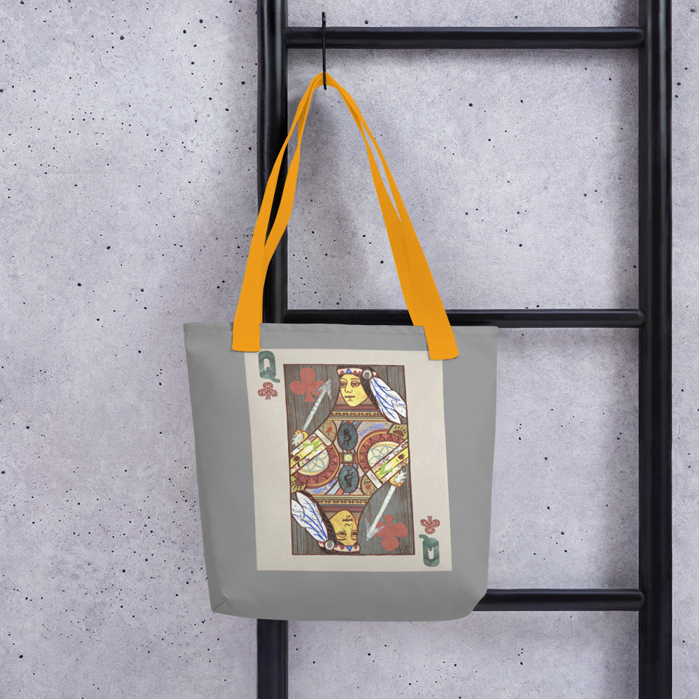 Queen of Clubs by Suzanne Villella | Tote bag