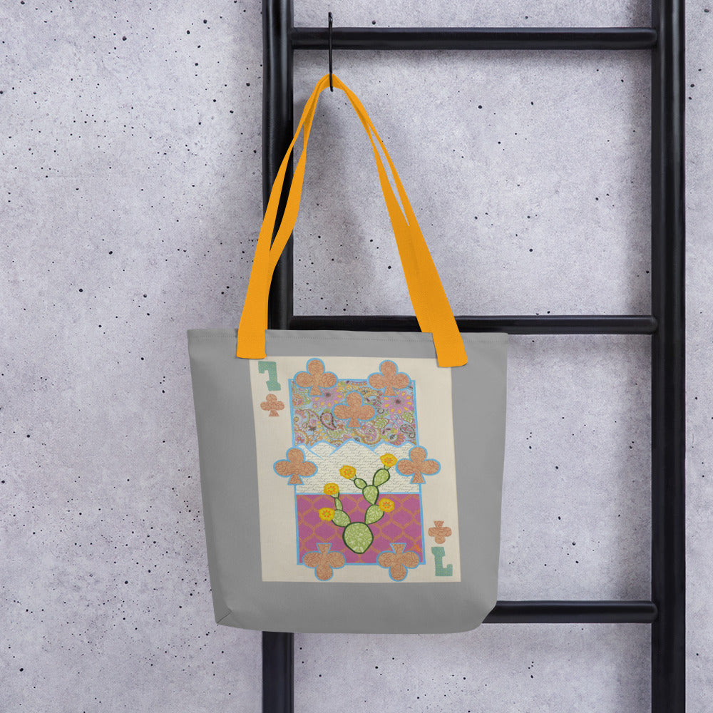 Seven of Clubs by Suzanne Villella | Tote bag