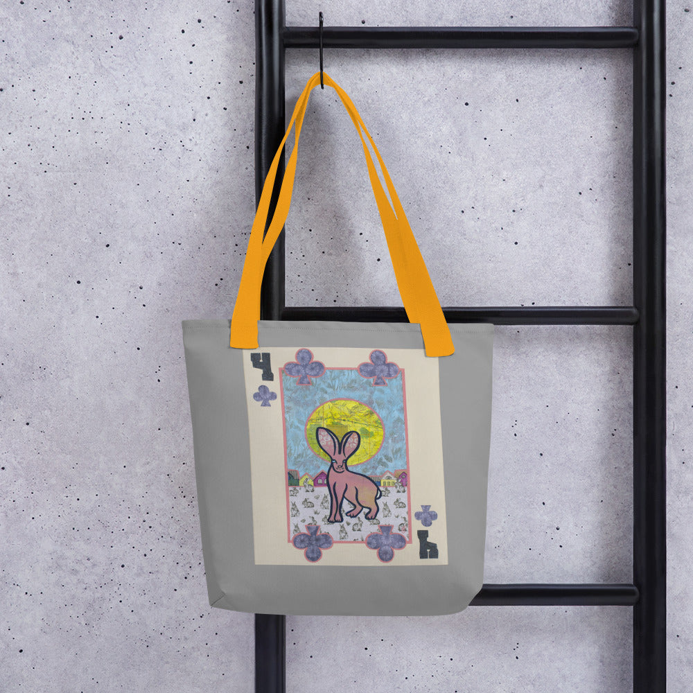 Four of Clubs by Suzanne Villella | Tote bag