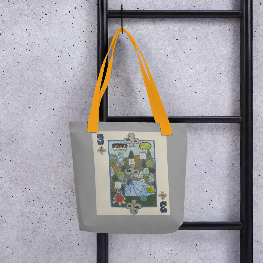 Three of Clubs by Suzanne Villella | Tote bag