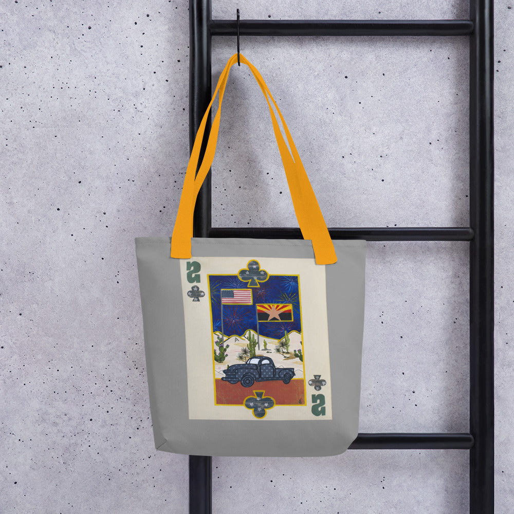 Two of Clubs by Suzanne Villella | Tote bag