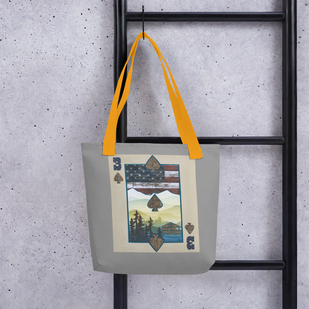 Three of Spades by Suzanne Villella | Tote bag