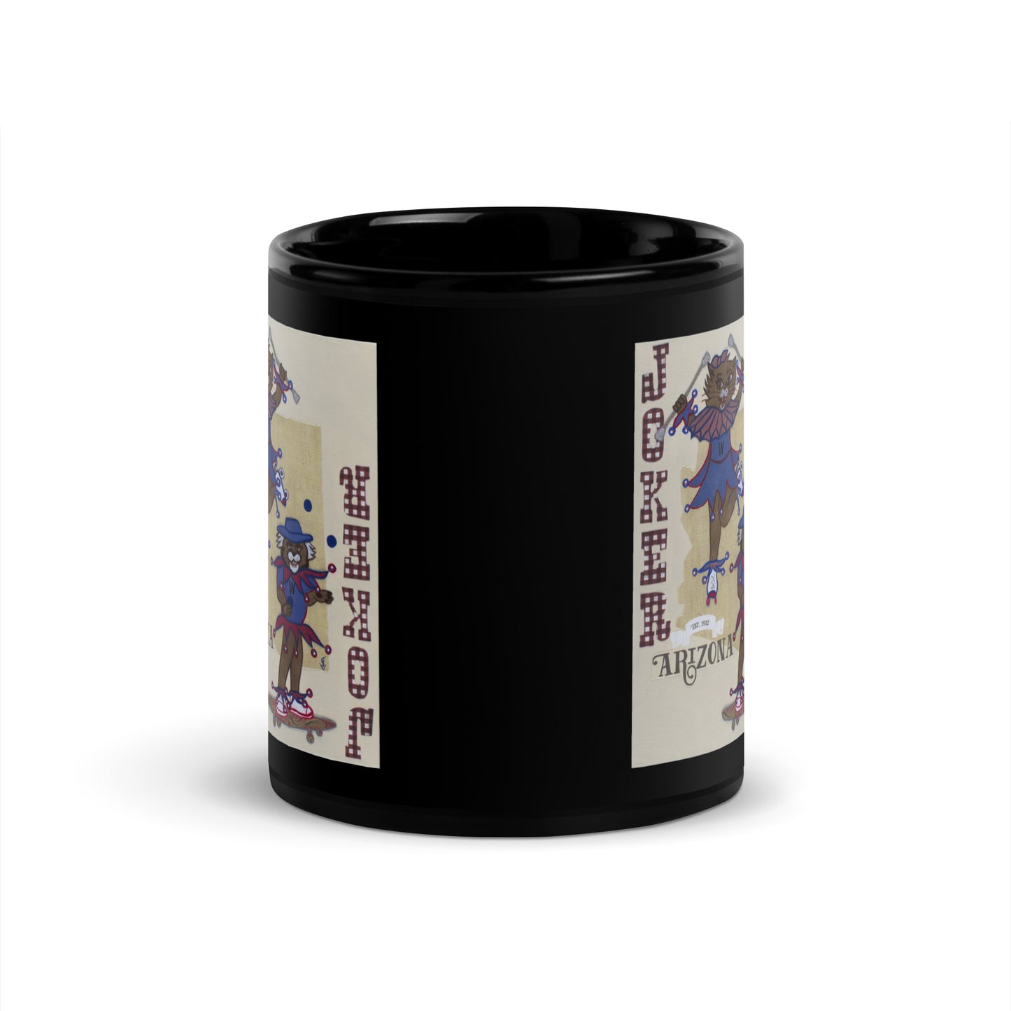 Cats by Suzanne Villella | Black Glossy Mug