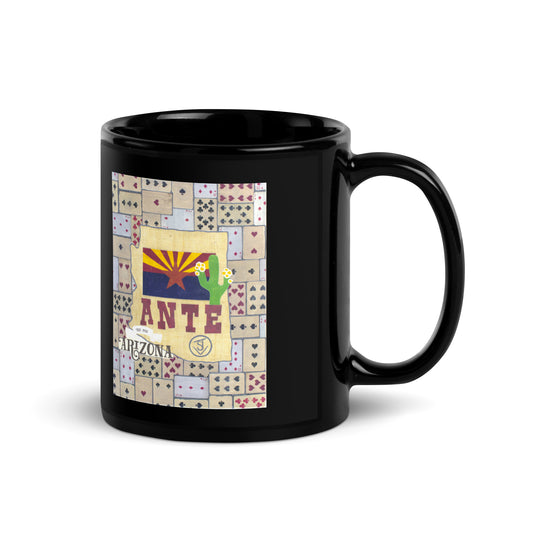 Ante by Suzanne Villella | Black Glossy Mug