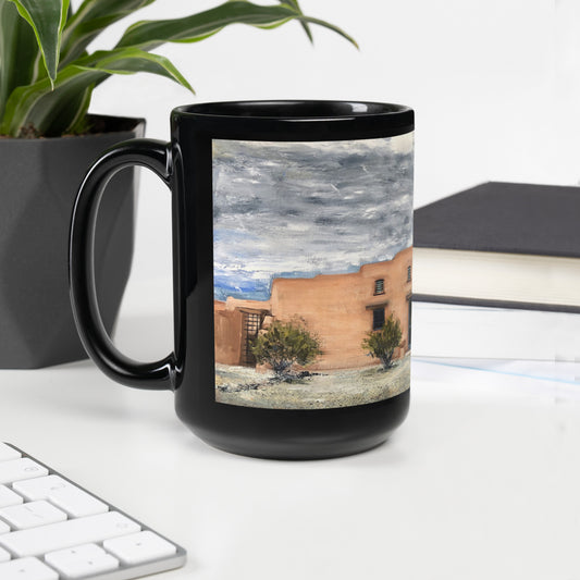 Fort Lowell Commissary, Tucson by Rob Waters | Black Glossy Mug