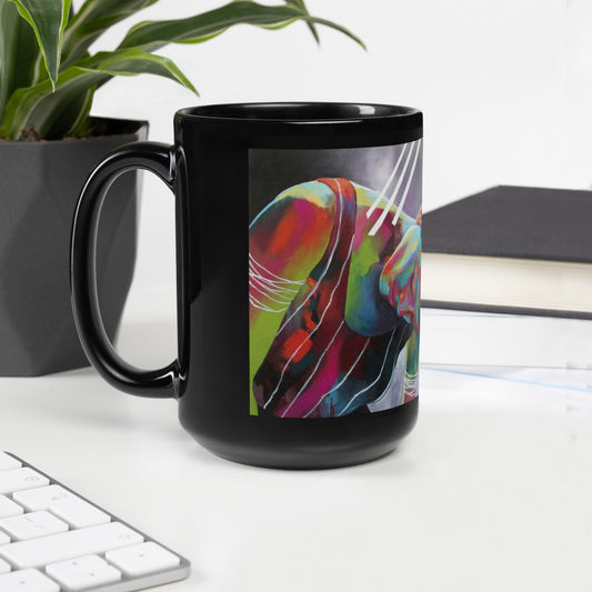 Dysregulation by Jessica Gonzales | Black Glossy Mug