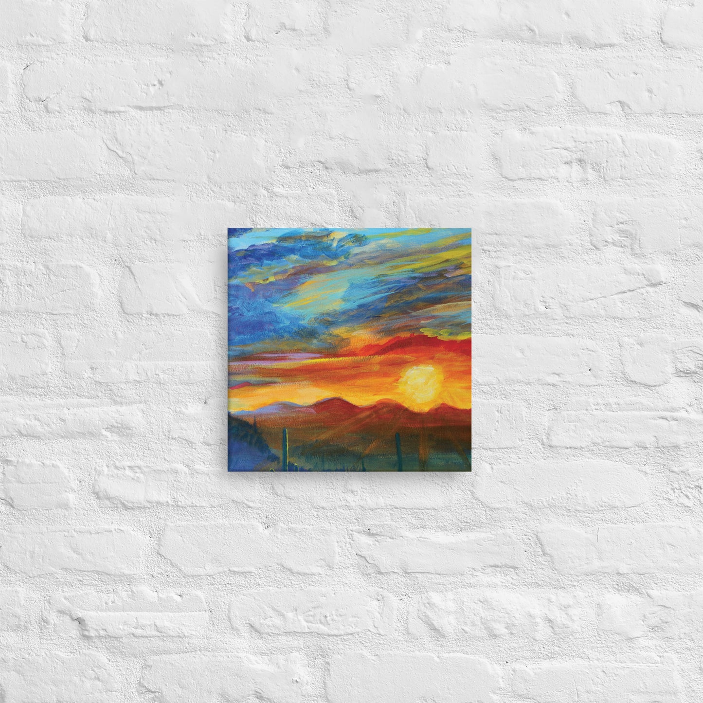 Tucson Evening by Julie Bonner | Wrapped Canvas