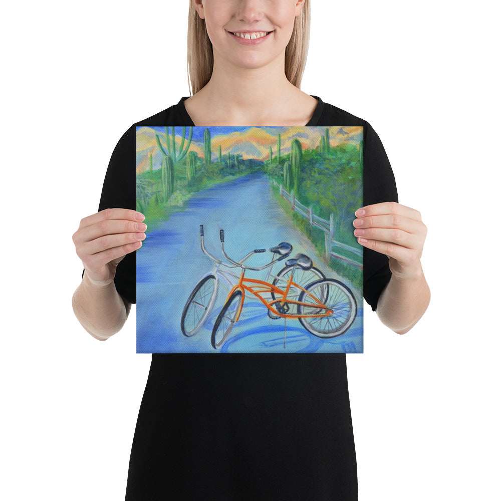 Bikes by Julie Bonner | Wrapped Canvas