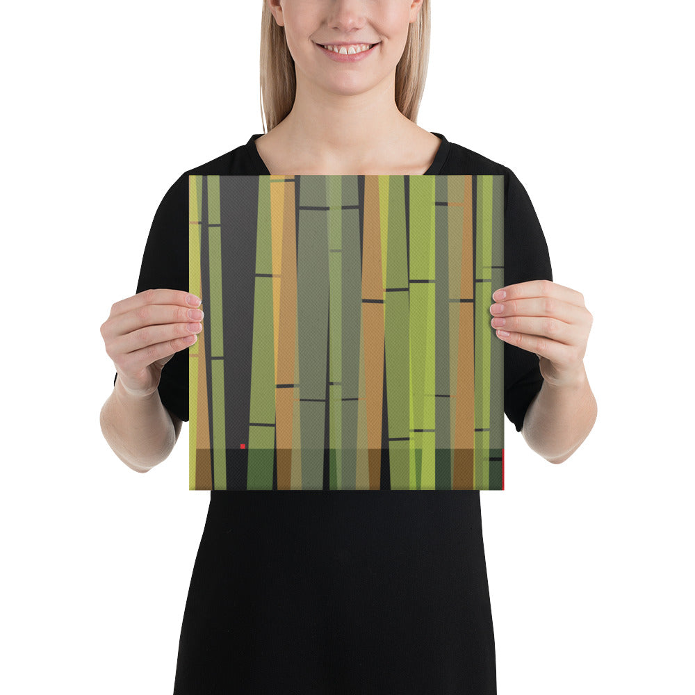 BambooScape by Damon Leverett | Wrapped Canvas